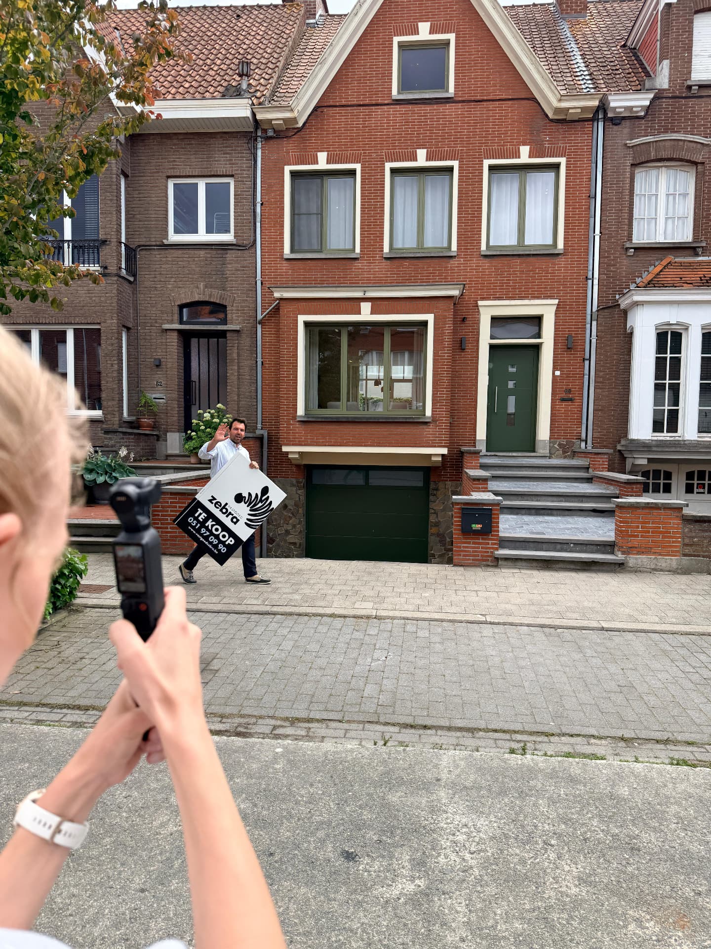 Altitura aan het filmen op locatie